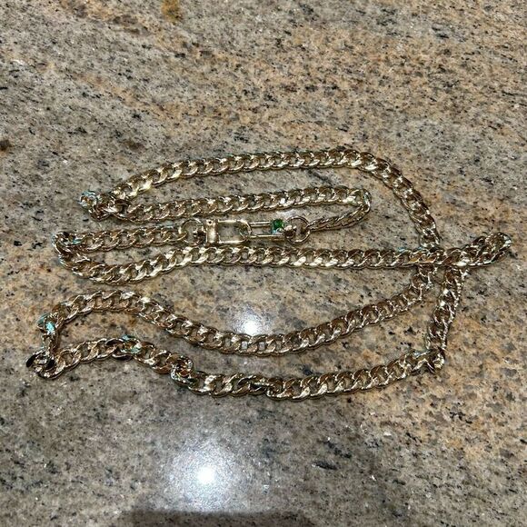 NWT 47" DIY Iron Flat Chain Strap Handbag Chains Accessories with Metal Buckles - Picture 2 of 5